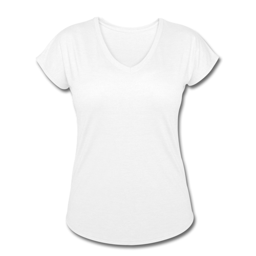 Luxe V-Neck T-Shirt - white