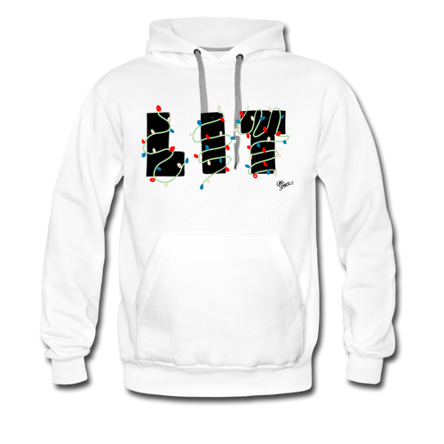 Lit Chic Luxe Hoodie - white
