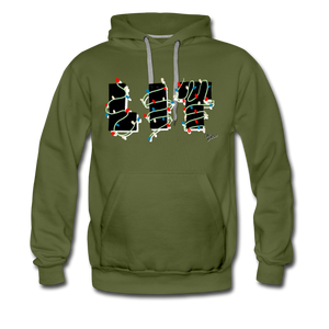 Lit Chic Luxe Hoodie - olive green