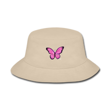 Load image into Gallery viewer, Butterfly Bucket Hat - cream