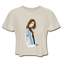 Load image into Gallery viewer, Women&#39;s Cropped T-Shirt - dust