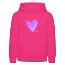 Load image into Gallery viewer, Heavy Blend Youth Hoodie - fuchsia