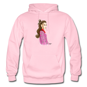 Chic Glam Adult Hoodie - light pink