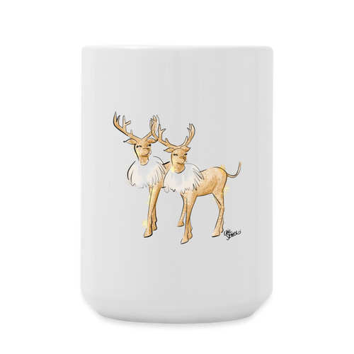 Reindeer Magic Coffee Mug - white