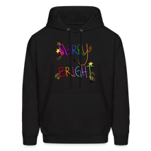 Load image into Gallery viewer, Merry and Bright Adult Sweatshirt - black