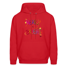 Load image into Gallery viewer, Merry and Bright Adult Sweatshirt - red