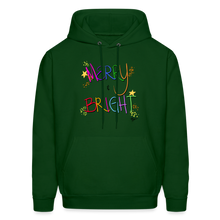 Load image into Gallery viewer, Merry and Bright Adult Sweatshirt - forest green