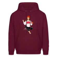 Load image into Gallery viewer, Merry Vibes Adult Hoodie - burgundy