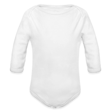 Load image into Gallery viewer, Organic Long Sleeve Baby Bodysuit - white