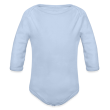 Load image into Gallery viewer, Organic Long Sleeve Baby Bodysuit - sky