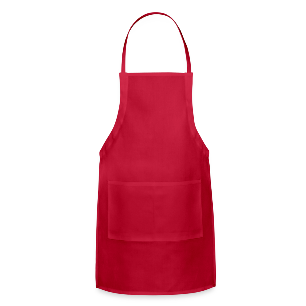 Adjustable Chic Apron - red